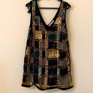 Multi-colored Sequin Dress